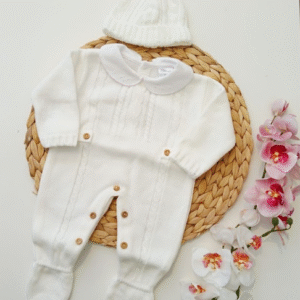 Regalo perfecto para recién nacido – Pelele y gorro 100% hipoalergénico